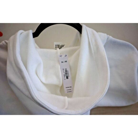 Pink x Victoria's Secret Women's Sz XL White Ivy Fleece Campus Full Zip Hoodie - Picture 5 of 8